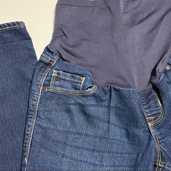 Old Navy Maternity Skinny Blue Jeans Size 4 Regular - Picture 3 of 8